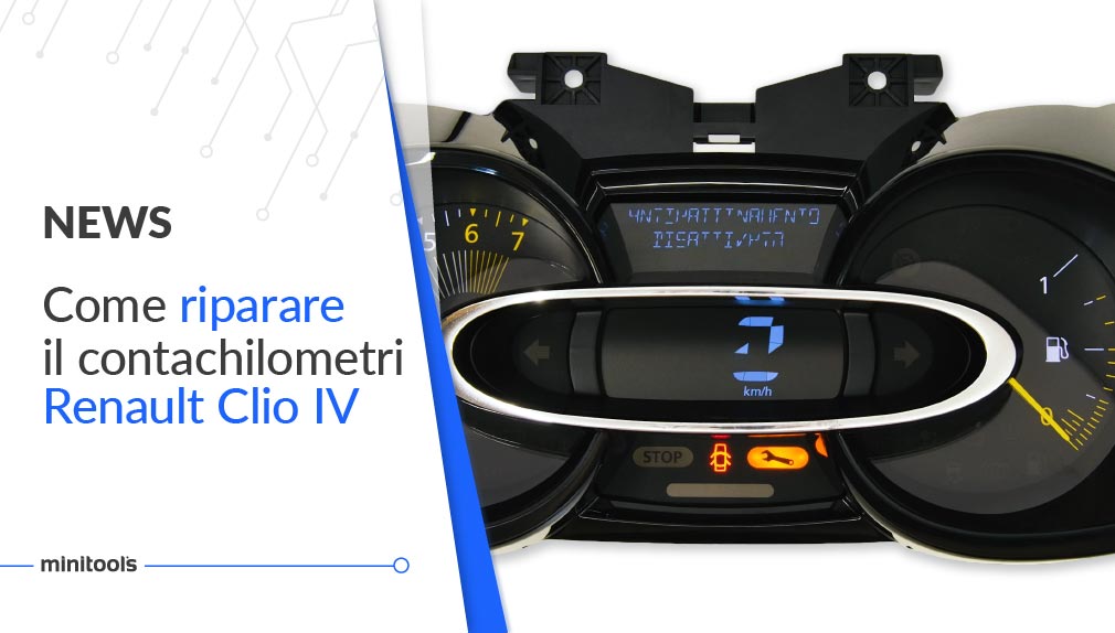 Riparazione Quadro Strumenti Renault Clio IV