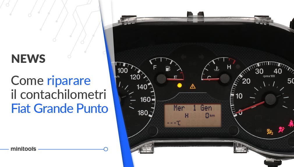 Riparazione quadro strumenti Fiat Grande Punto