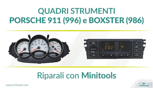 Riparazione modulo aria condizionata e contachilometri Porsche 911 996 e Porsche Boxster 996