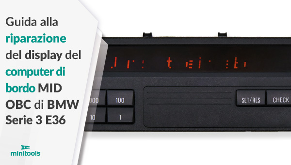 Riparazione computer di bordo OBC BMW Serie 3 E36