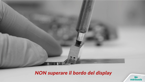 Come non saldare un cavo flat