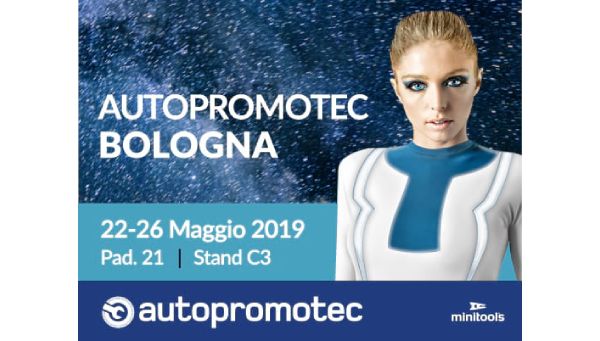 Minitools ad Autopromotec Pad. 21 stand C3
