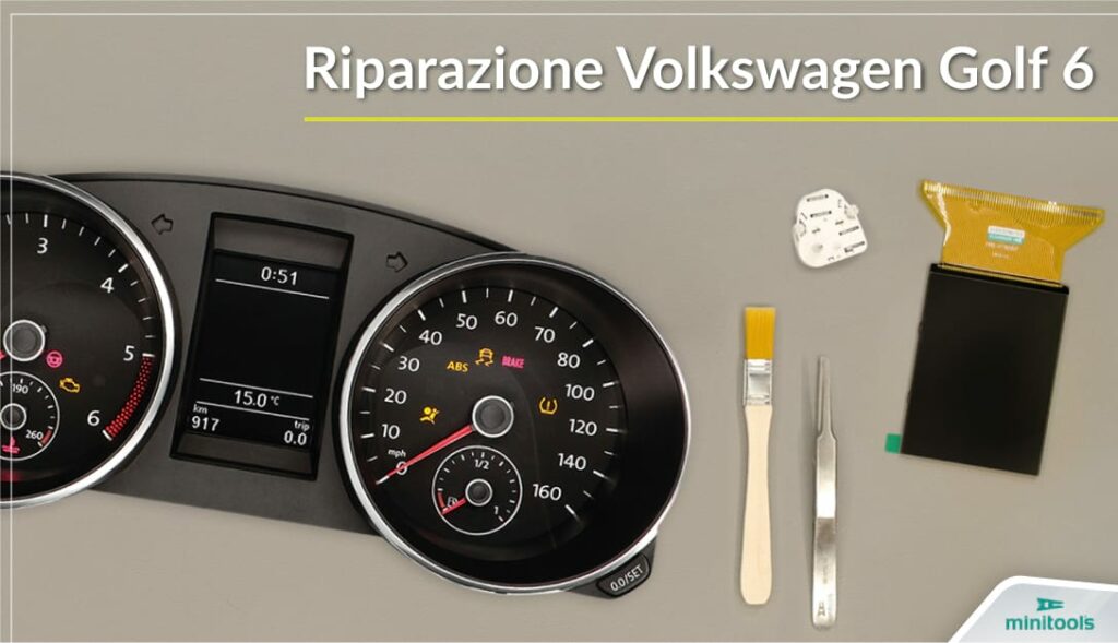 Sostituzione display Golf 6