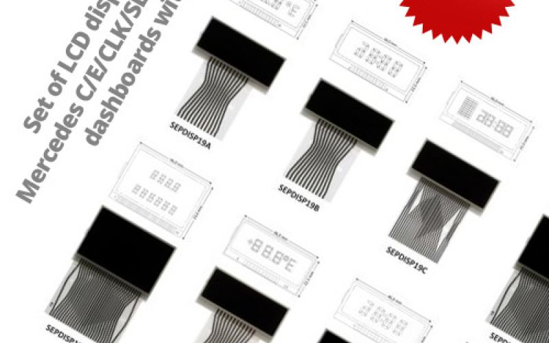 Kit display quadri strumenti Mercedes-Benz W202, W208, R170