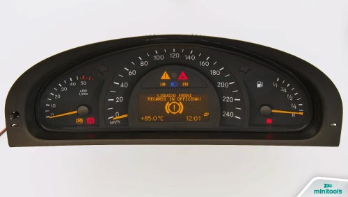 Mercedes G-Class W463 and C-Class W203 – S203 instrument clusters dim display fixed