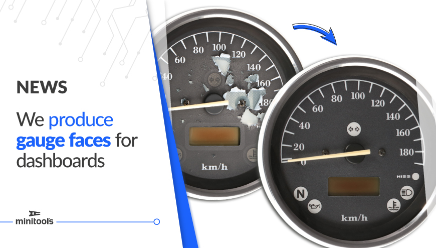 New gauge faces for instrument clusters and dashboards